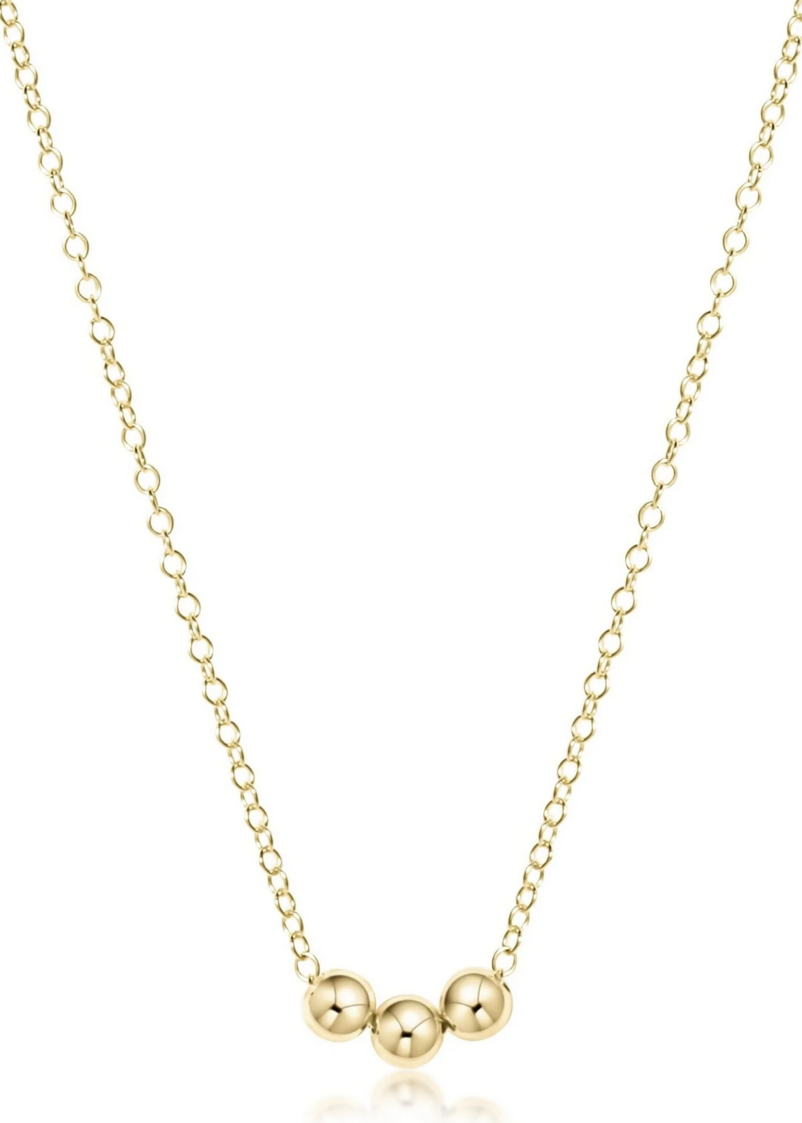 16" NECKLACE GOLD -JOY