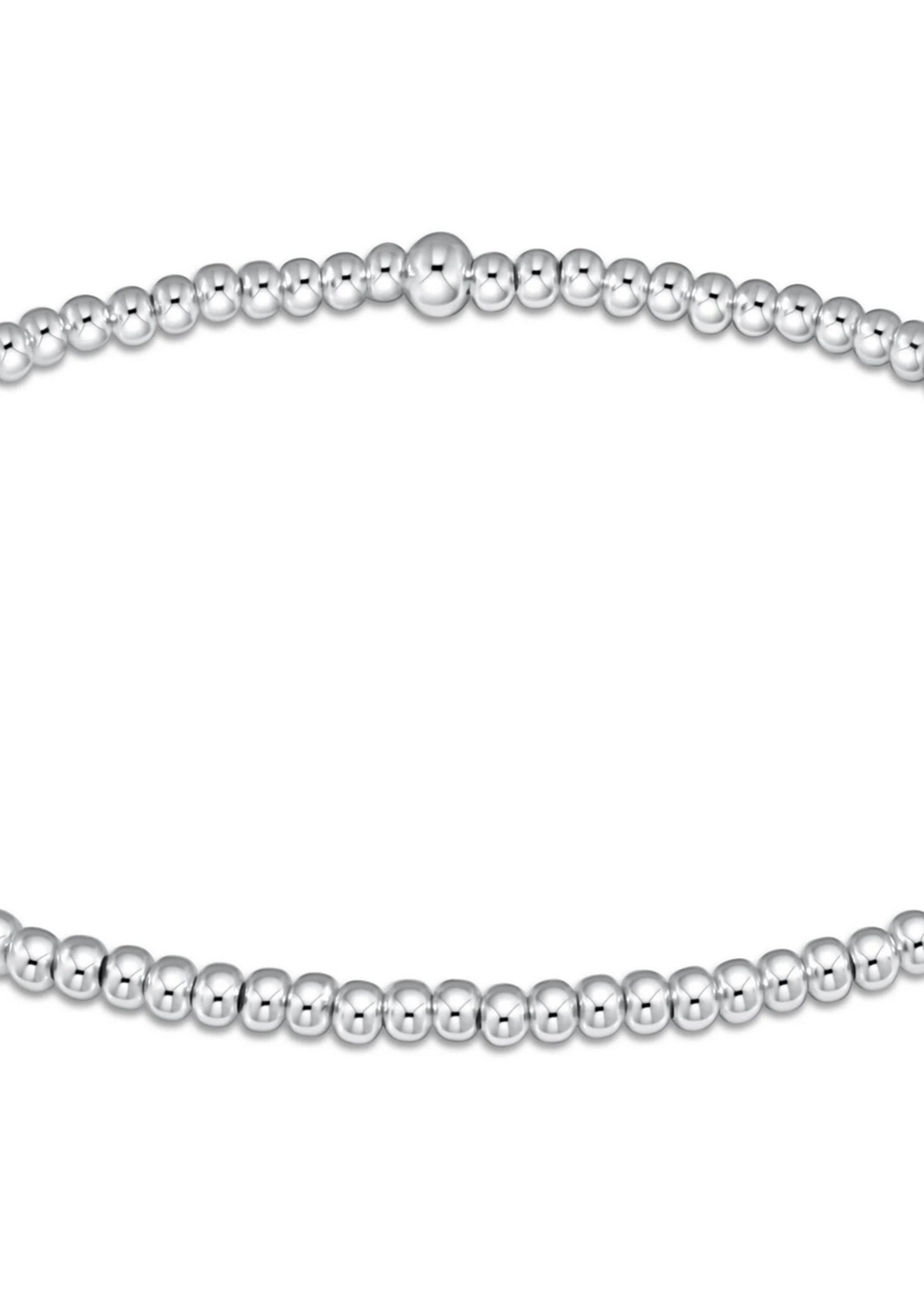 CLASSIC STERLING 2MM BEAD BRACELET