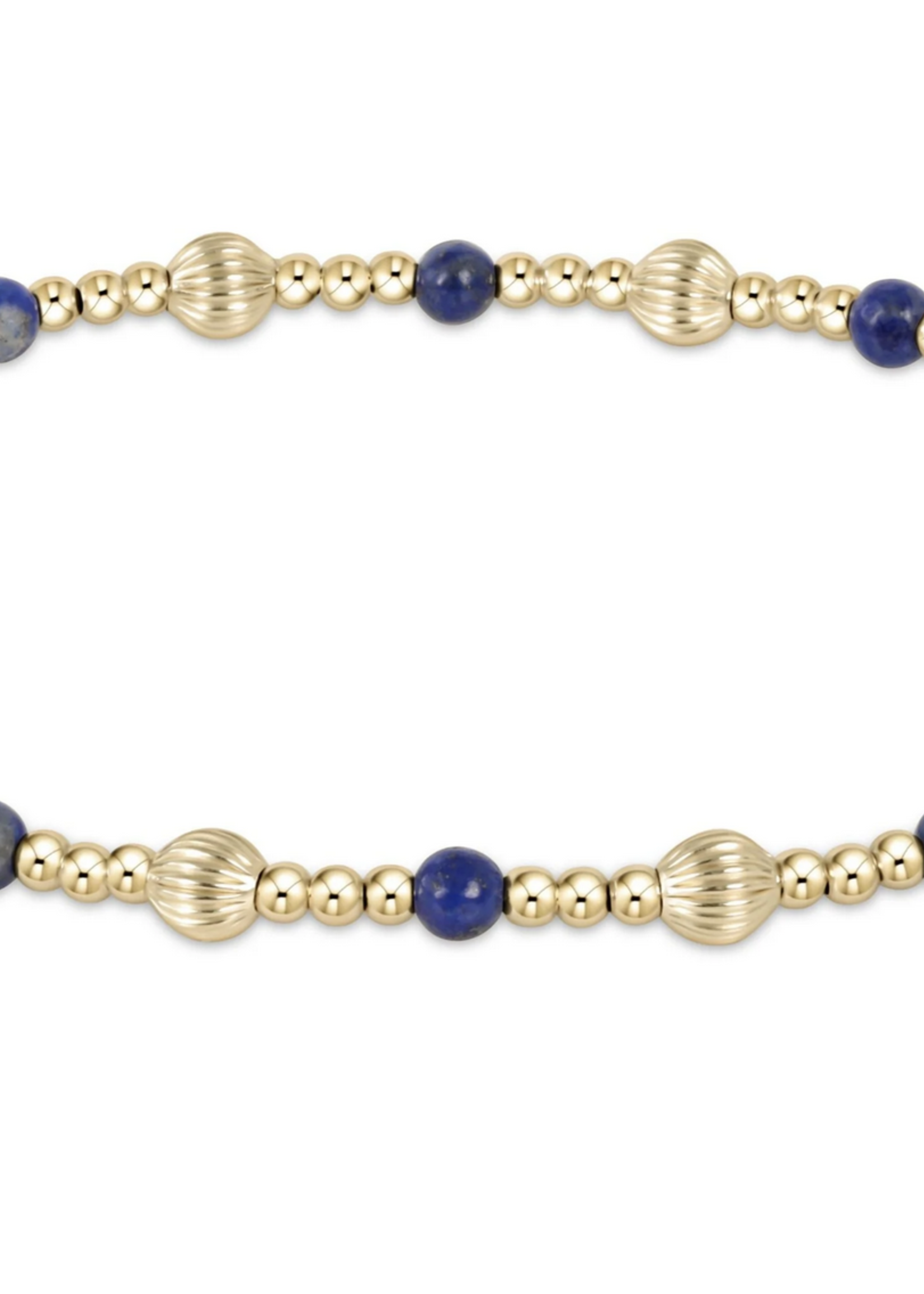 DIGNITY SINCERITY PATTERN 4MM BEAD BRACELET