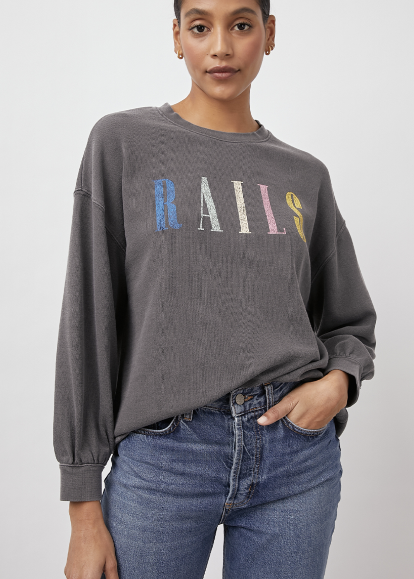 RAILS RAILS SIGNATURE SWEATSHIRT