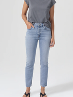 AGOLDE WILLOW MID RISE SLIM CROP (STRETCH)
