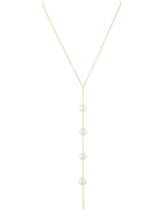 SAHIRA CINDY PEARL LARIAT NECKLACE