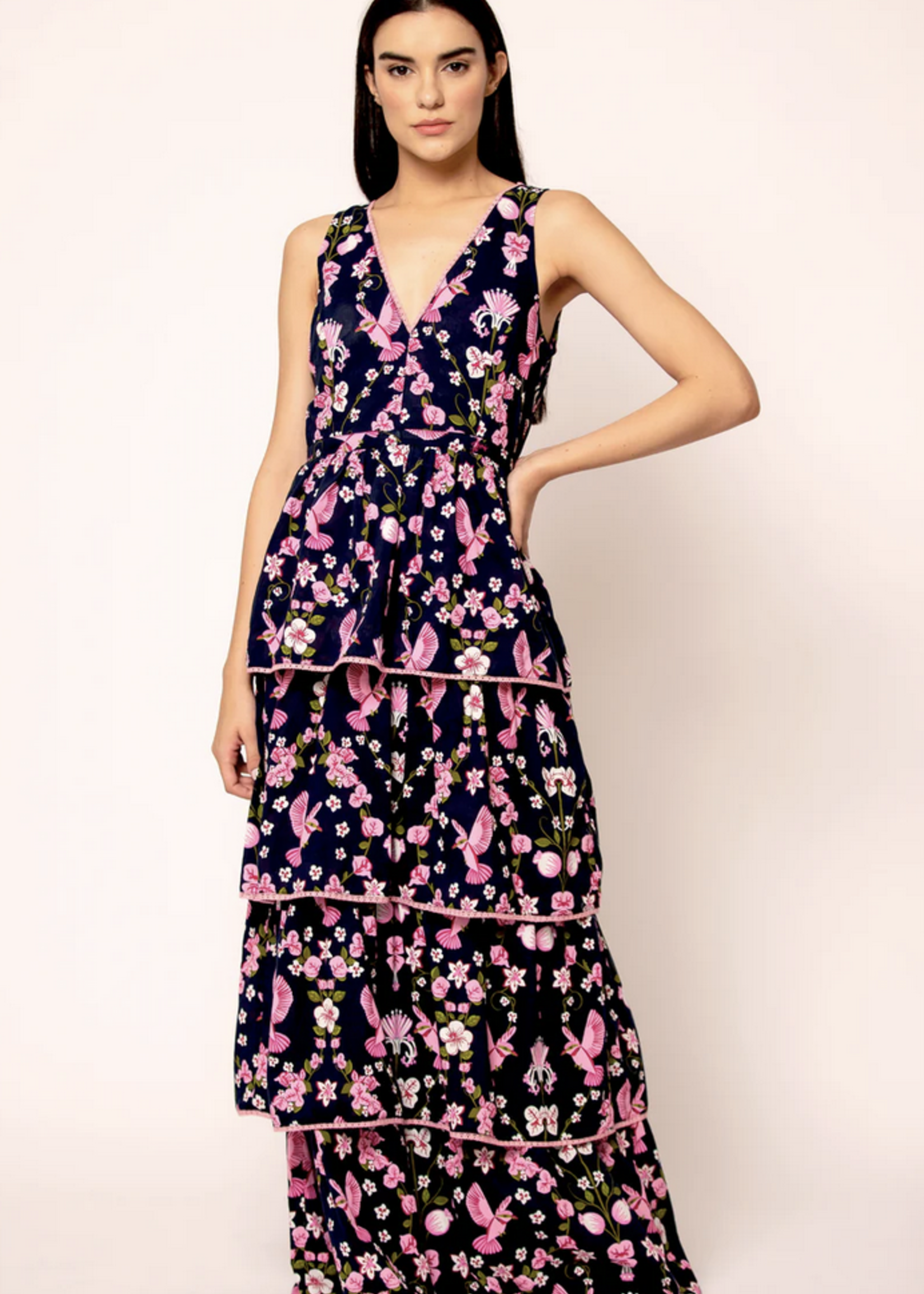 BEYOND BY VERA CECILE MAXI DRESS