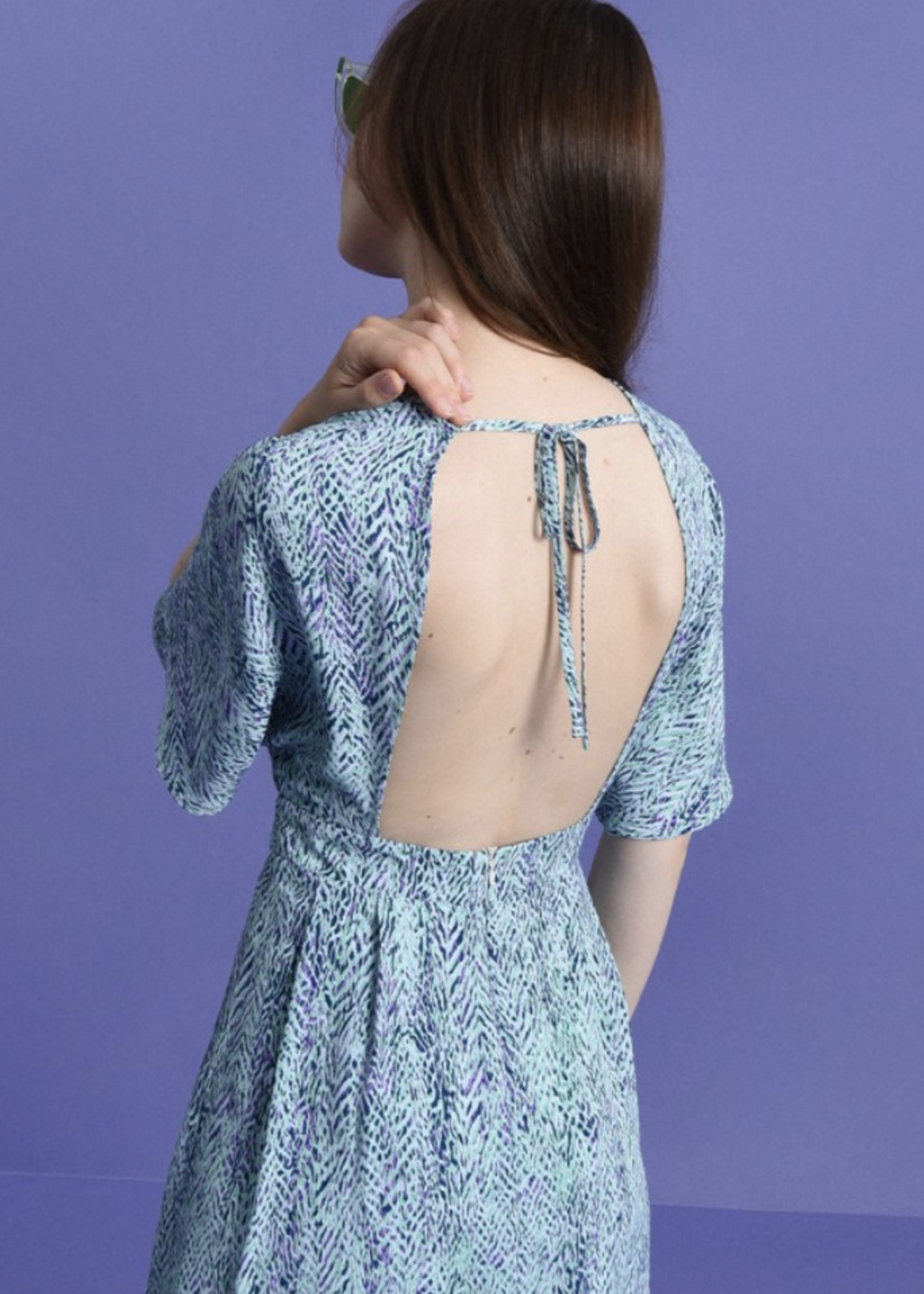 MOLLY BRACKEN MINI BARE BACK DRESS