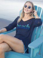 WOODEN SHIPS KAI BEACH V-NECK SWEATER