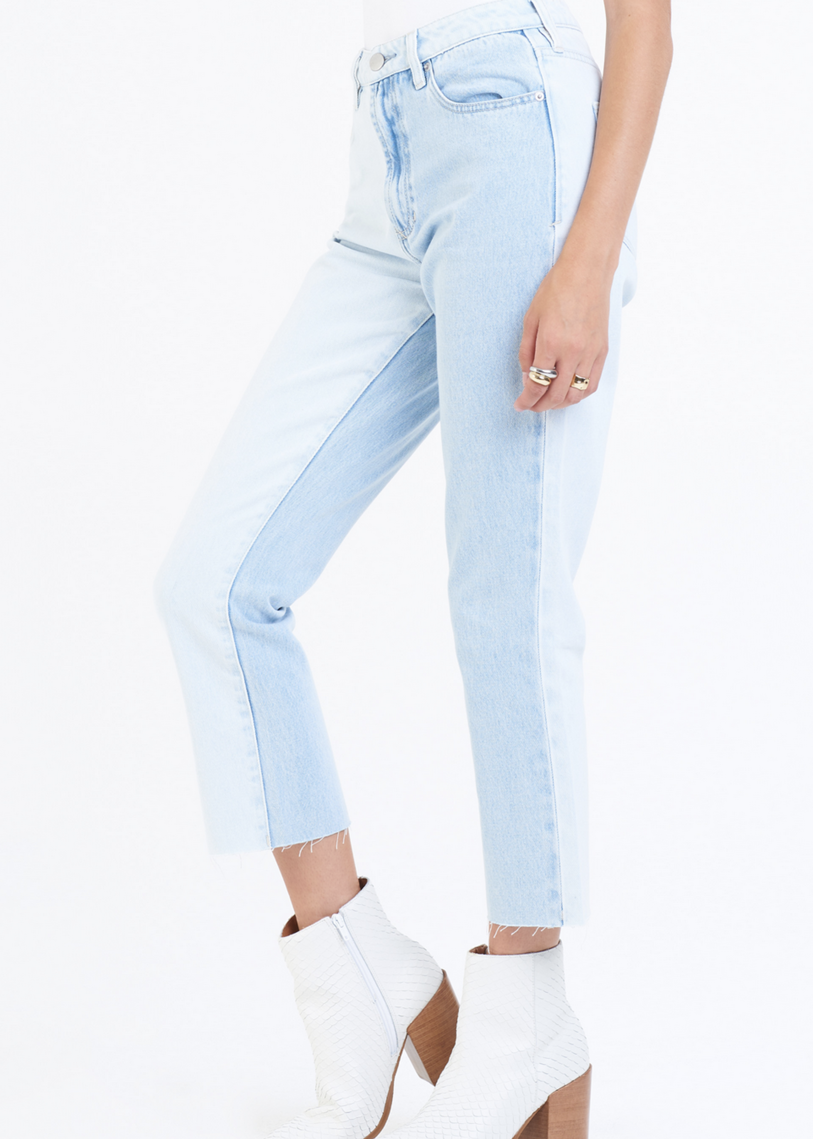 DEAR JOHN FRANKIE CROPPED STRAIGHT LEG HIGH RISE JEAN