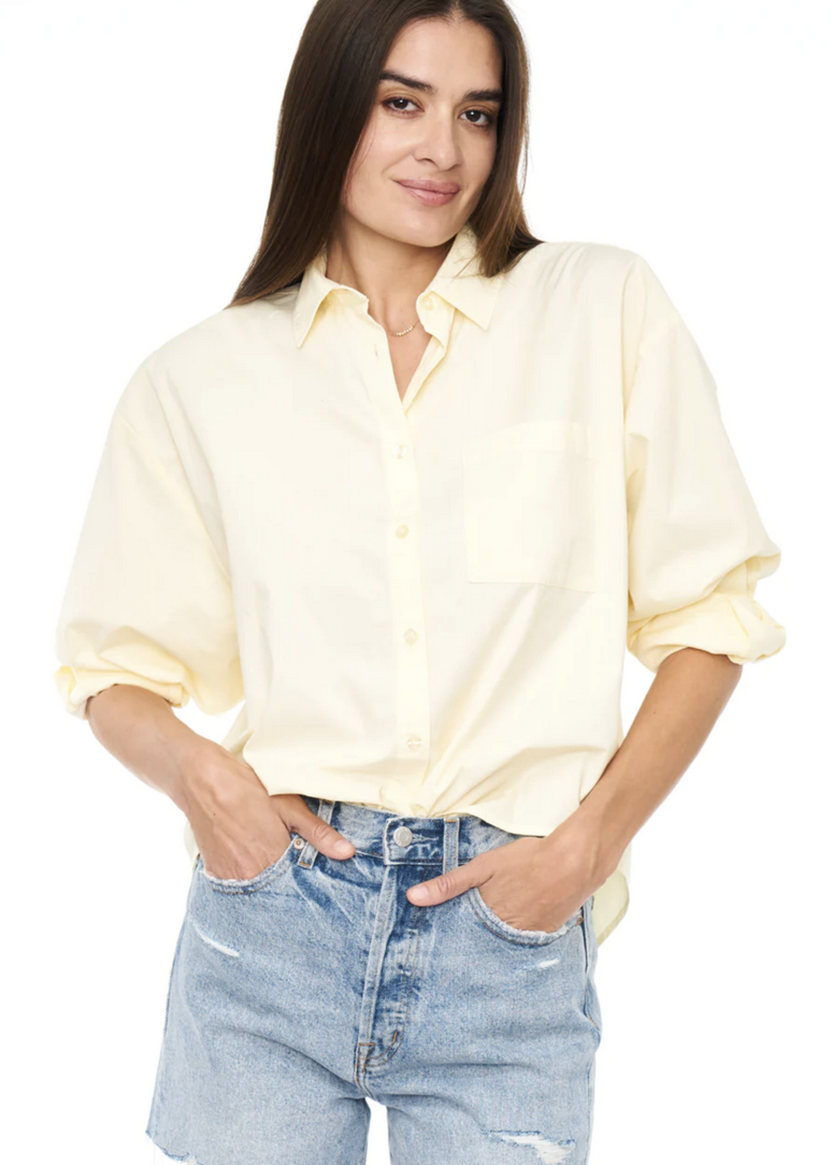 PISTOLA SLOAN OVERSIZED BUTTON DOWN SHIRT