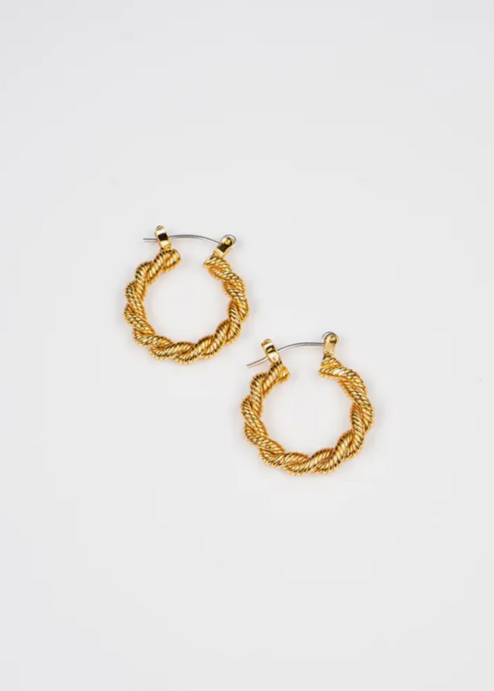 BRENDA GRANDS JEWELRY DOUBLE ASPEN HOOPS - MEDIUM