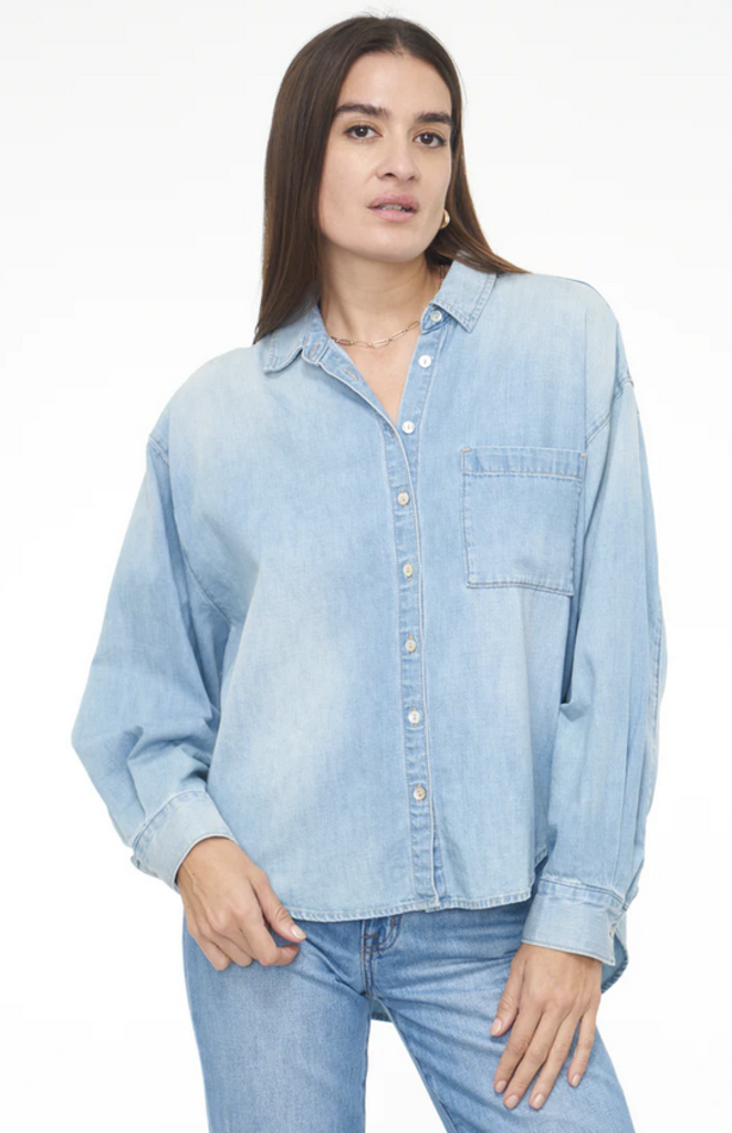 PISTOLA SLOANE L/S OVERSIZED BUTTON DOWN