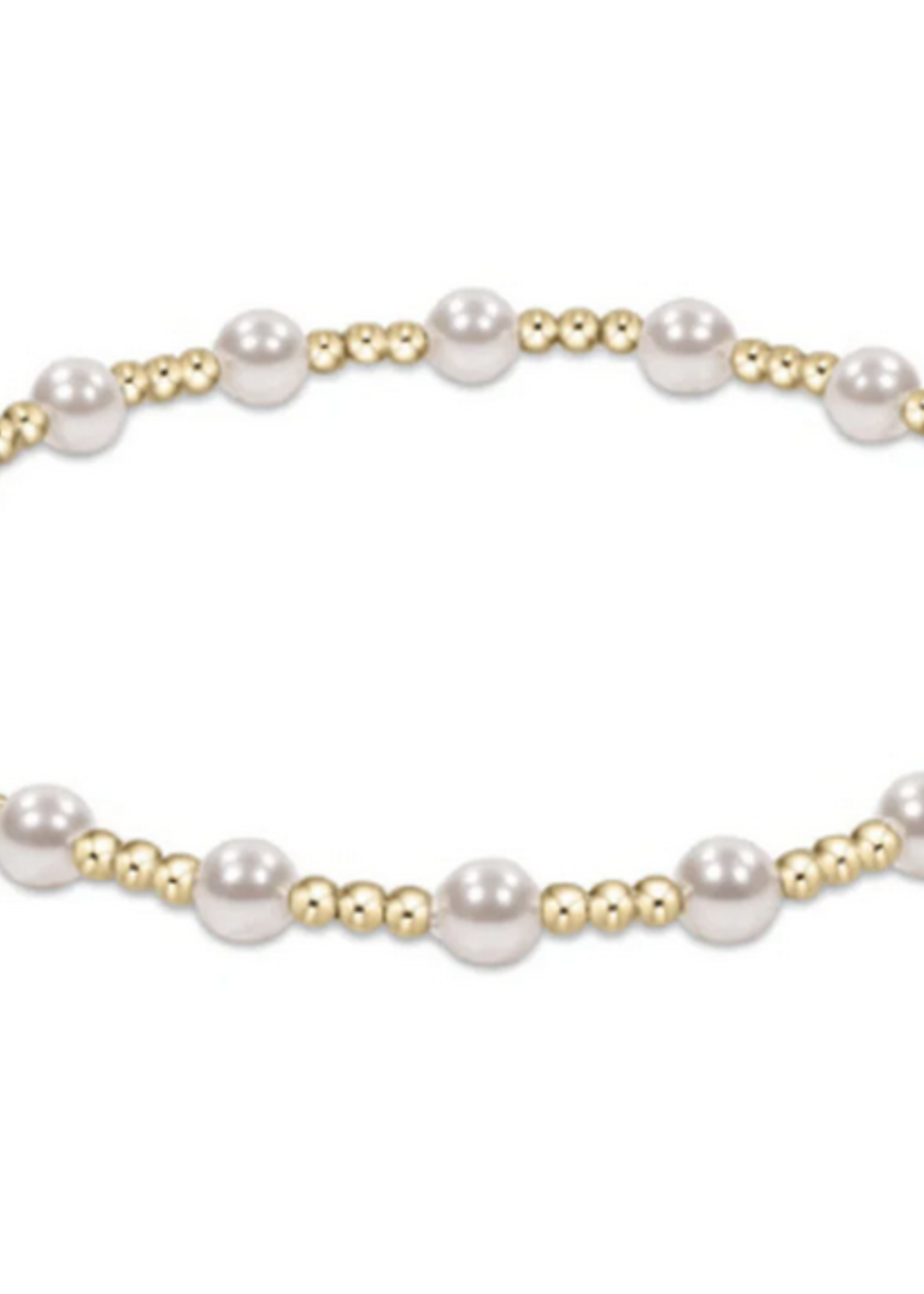 CLASSIC SINCERITY PATTERN BEAD BRACELET