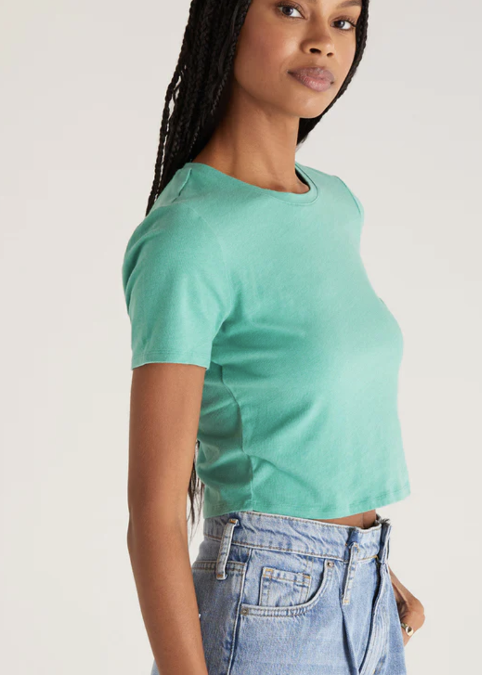 Z SUPPLY PAMELA CROPPED TEE