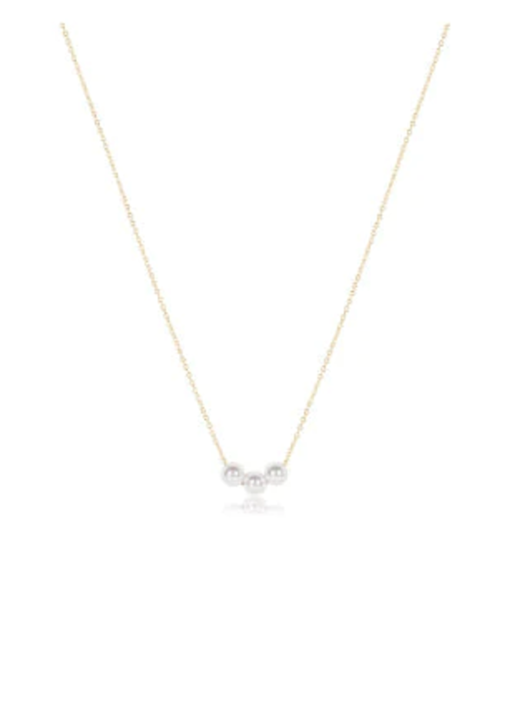 16" NECKLACE GOLD - JOY PEARL