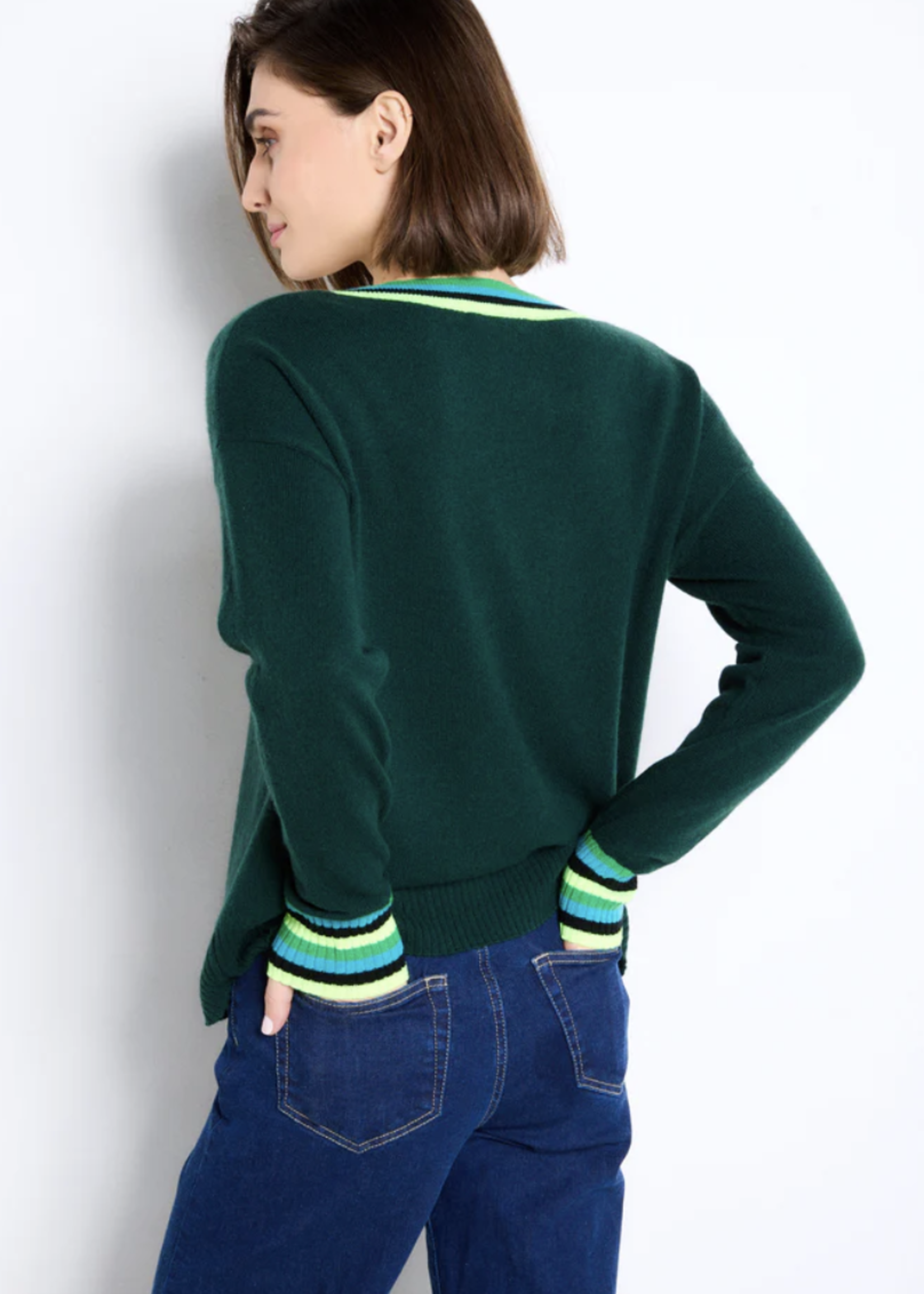 LISA TODD THE ALUMNI CASHMERE PULLOVER