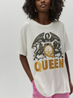 QUEEN GLITTER CREST MERCH TEE