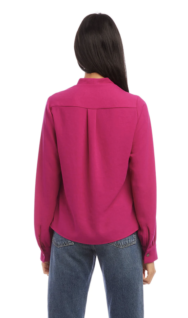 FIFTEEN TWENTY COWL NECK TOP