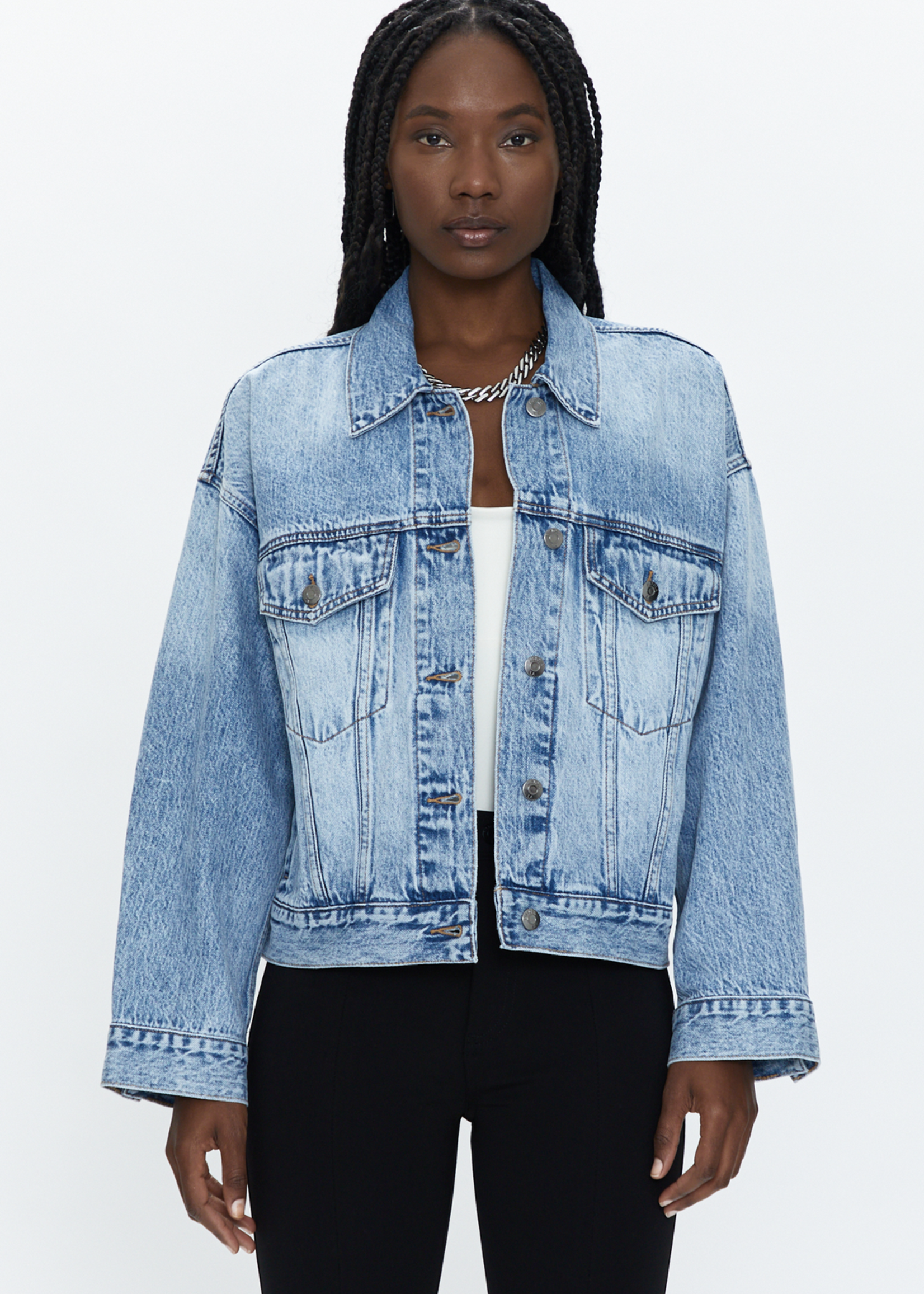 PISTOLA MARGO OVERSIZED DENIM JACKET