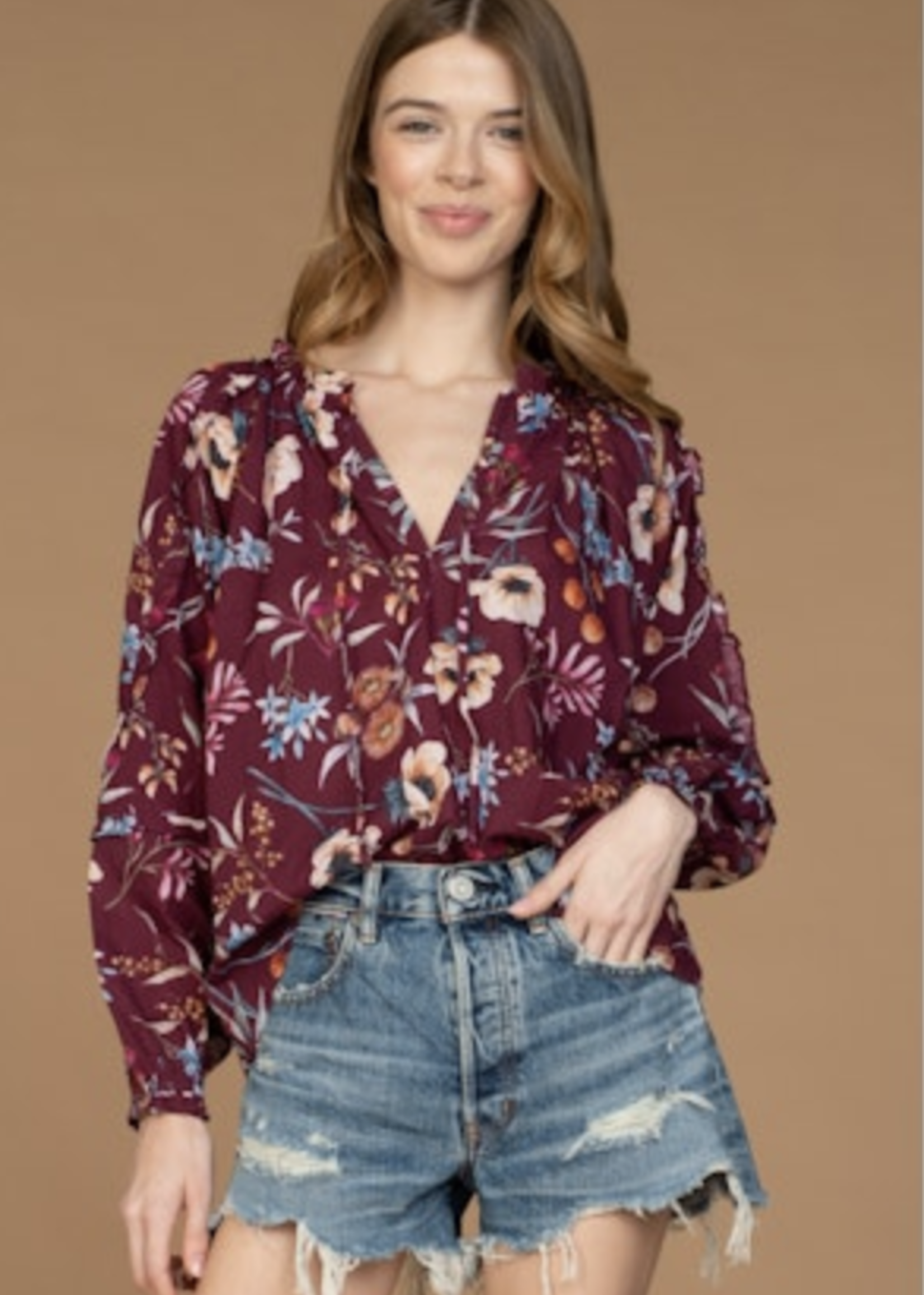 OLIVIA JAMES THE LABEL DAVIS TOP