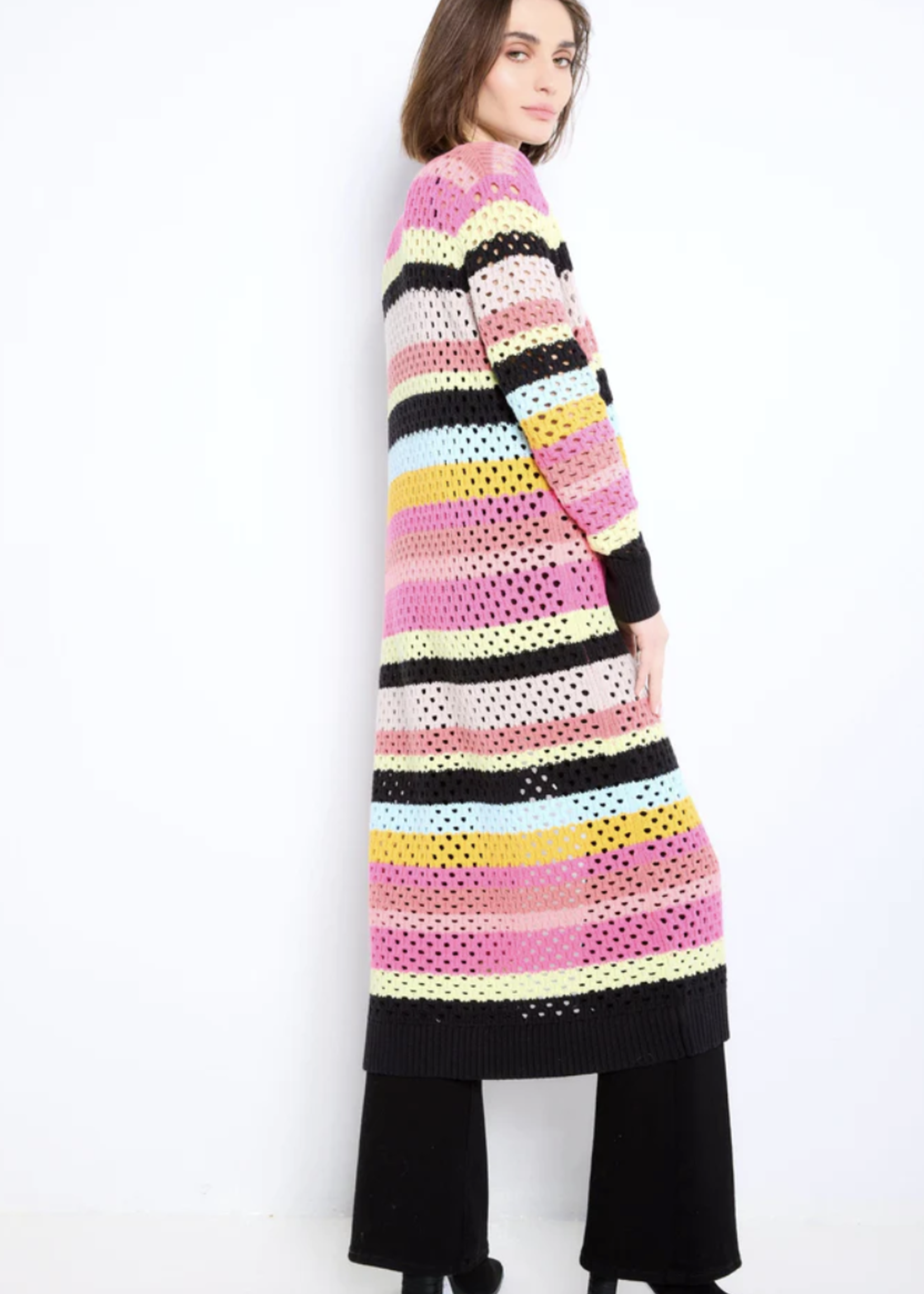 LISA TODD STRIPE OUT DUSTER