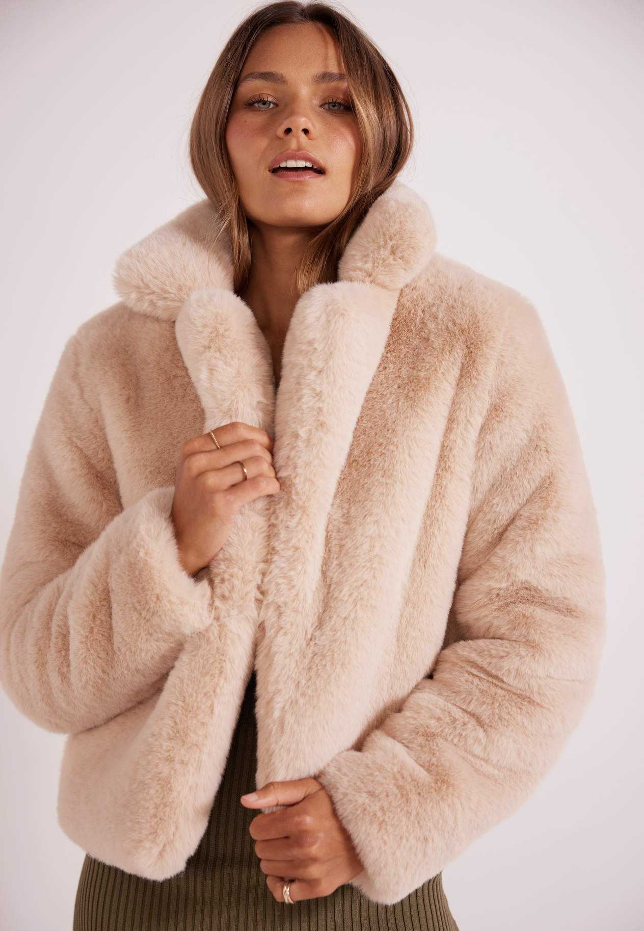 MINKPINK RAQUEL FAUX FUR JACKET