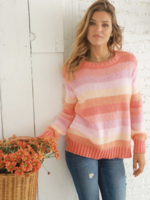 WOODEN SHIPS AUTUMN STRIPE CREW SWEATER