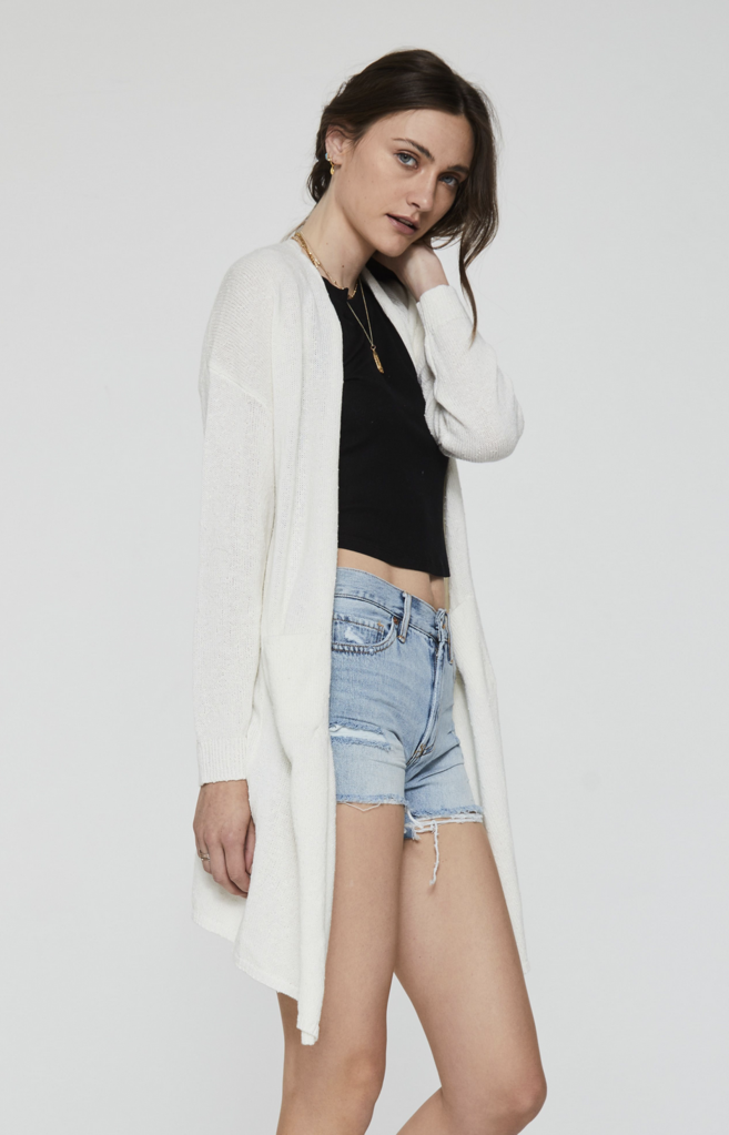 ANOTHER LOVE ELECTRA DROPPED SHOULDER CARDIGAN