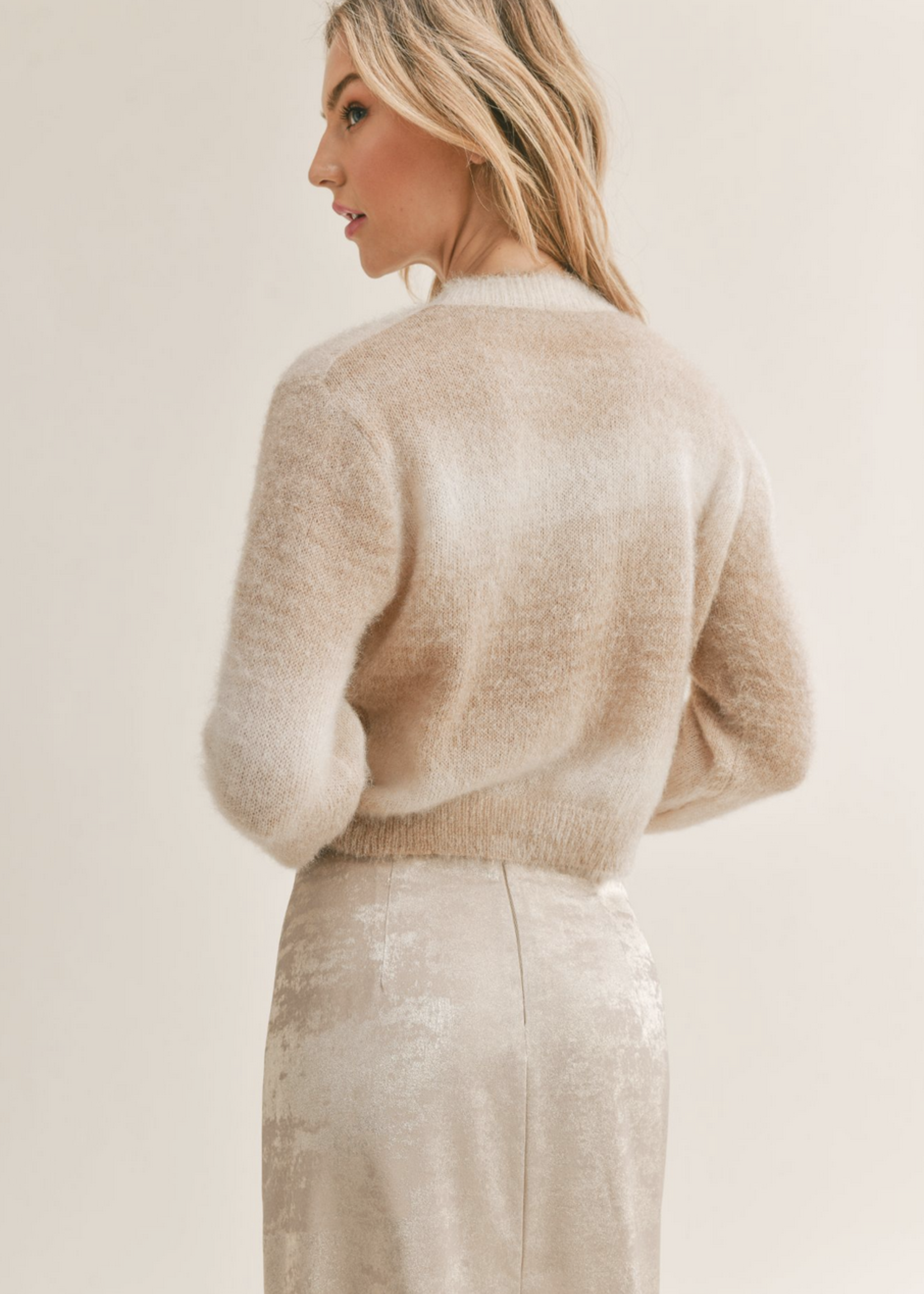 SAGE THE LABEL REACH FOR THE STARS OMBRE SWEATER