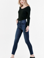 DEAR JOHN OLIVIA SUPER HIGH RISE ANKLE SKINNY JEANS