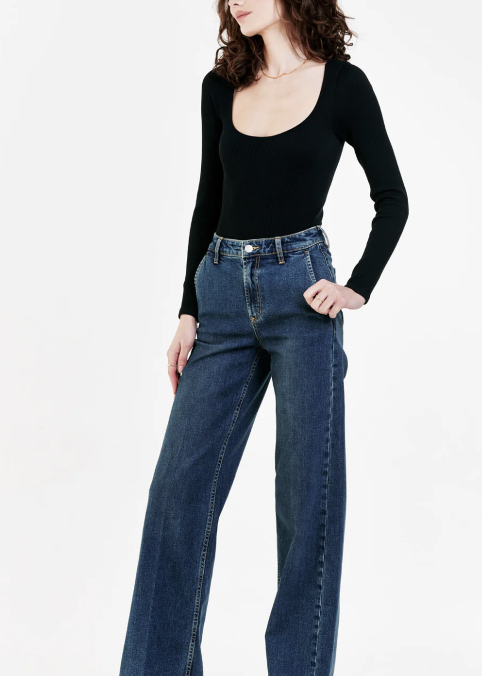 DEAR JOHN CATHERINE SUPER HIGH RISE WIDE LEG JEAN