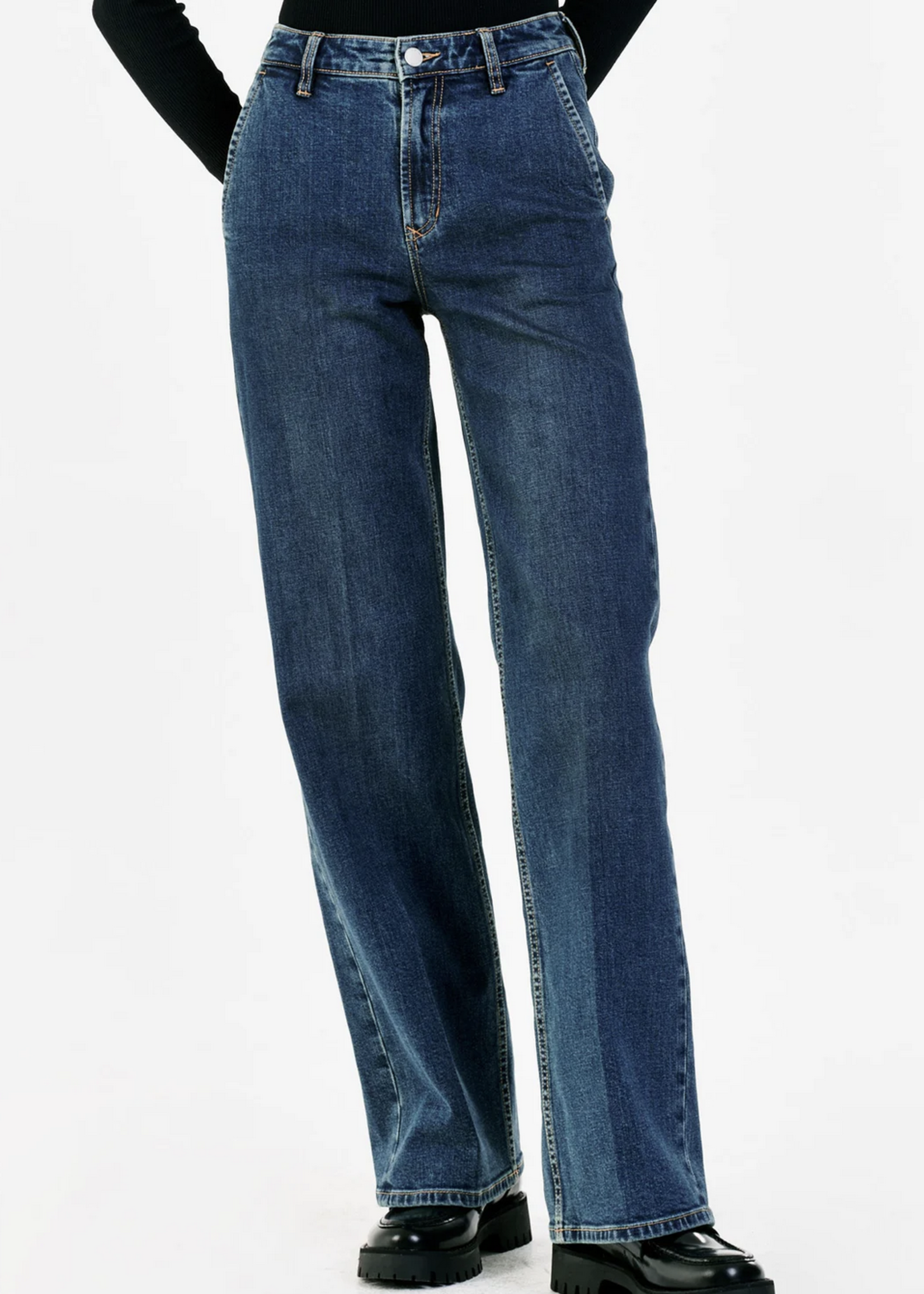 DEAR JOHN CATHERINE SUPER HIGH RISE WIDE LEG JEAN