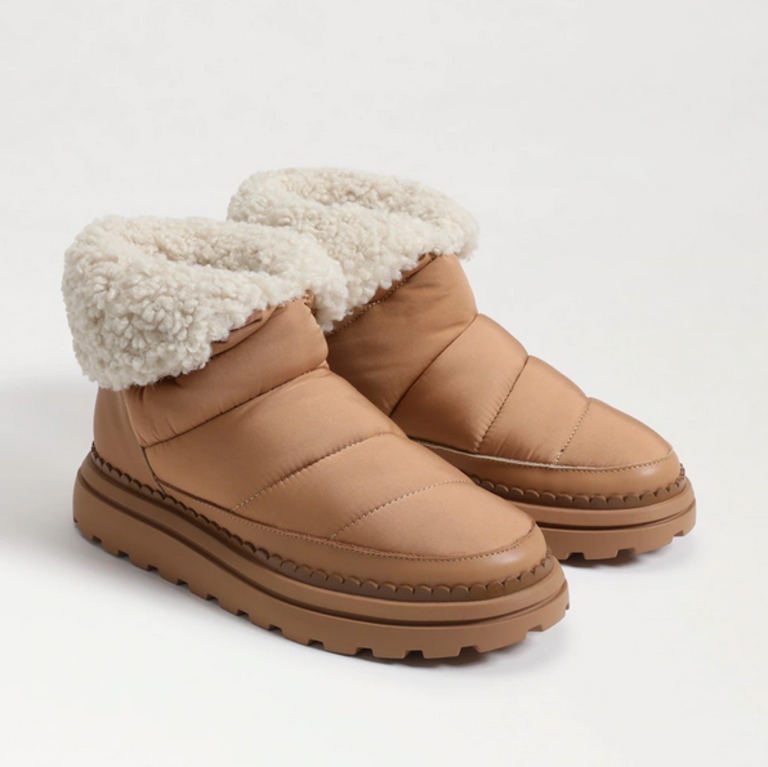 SAM EDELMAN OZIE SHEARLING BOOTIES