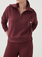 SPANX AIR ESSENTIALS HALF ZIP