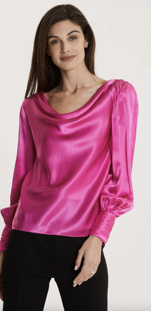 OLIVIA CHARMEUSE TOP
