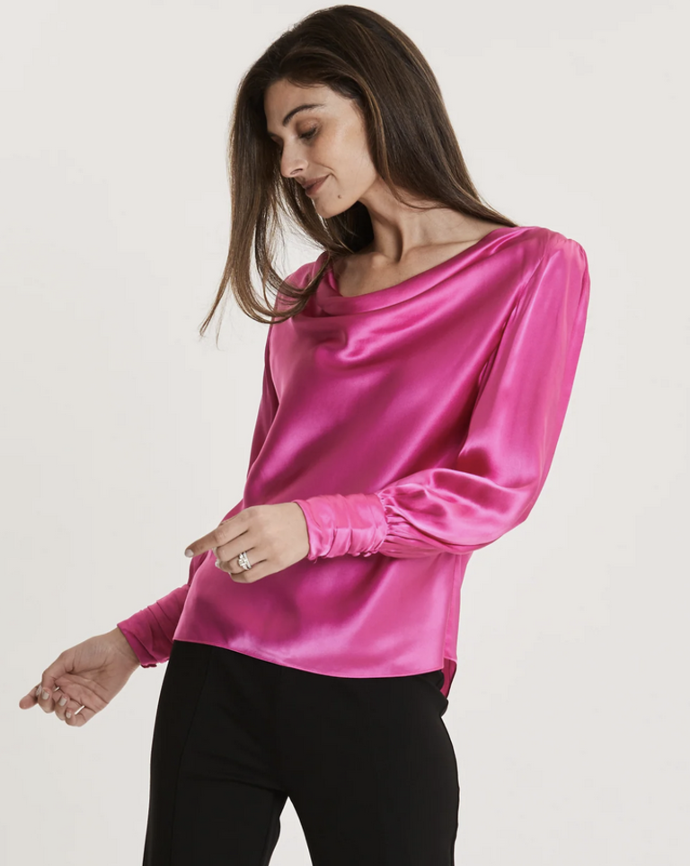 OLIVIA CHARMEUSE TOP