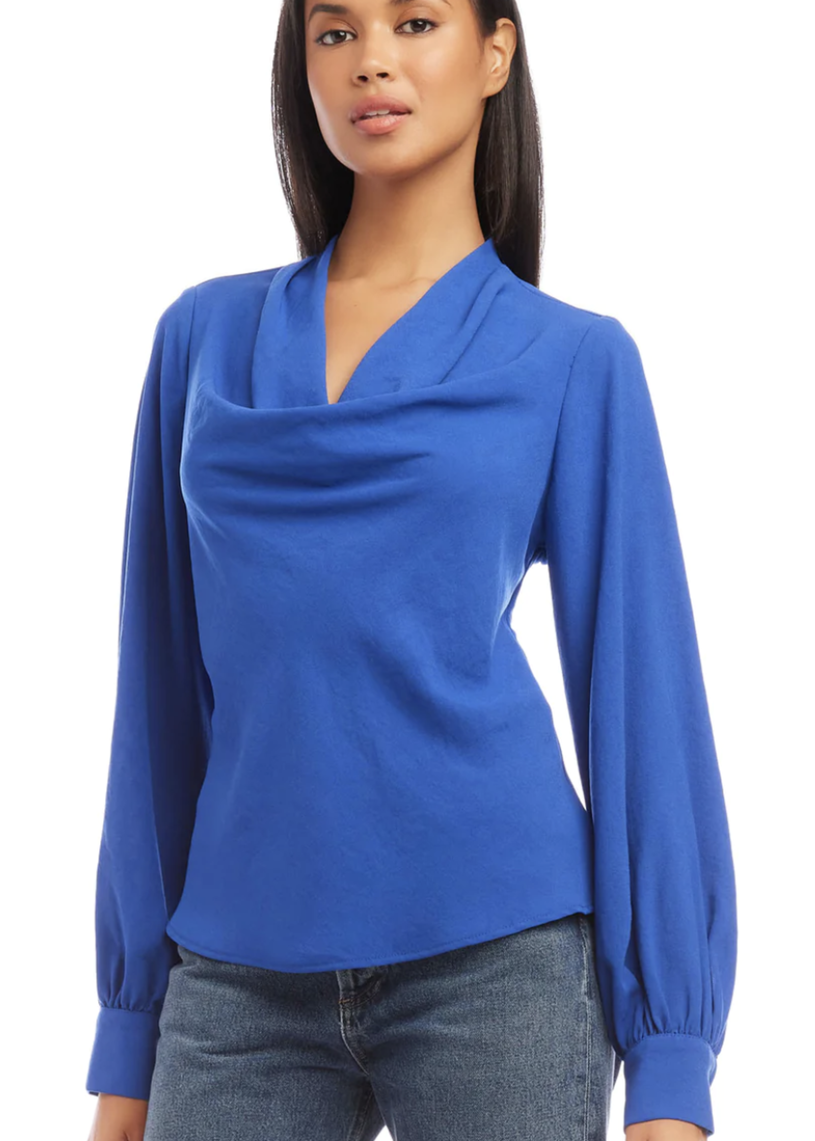 FIFTEEN TWENTY COWL NECK TOP