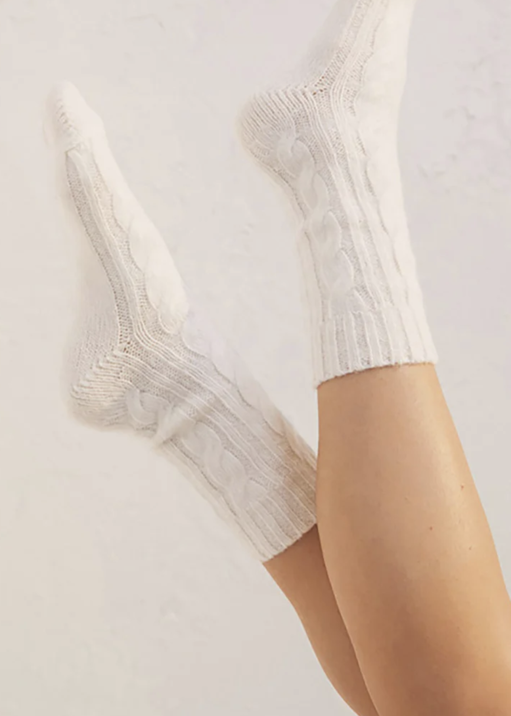 Z SUPPLY LOUNGE CABLE SOCKS (2-PACK)