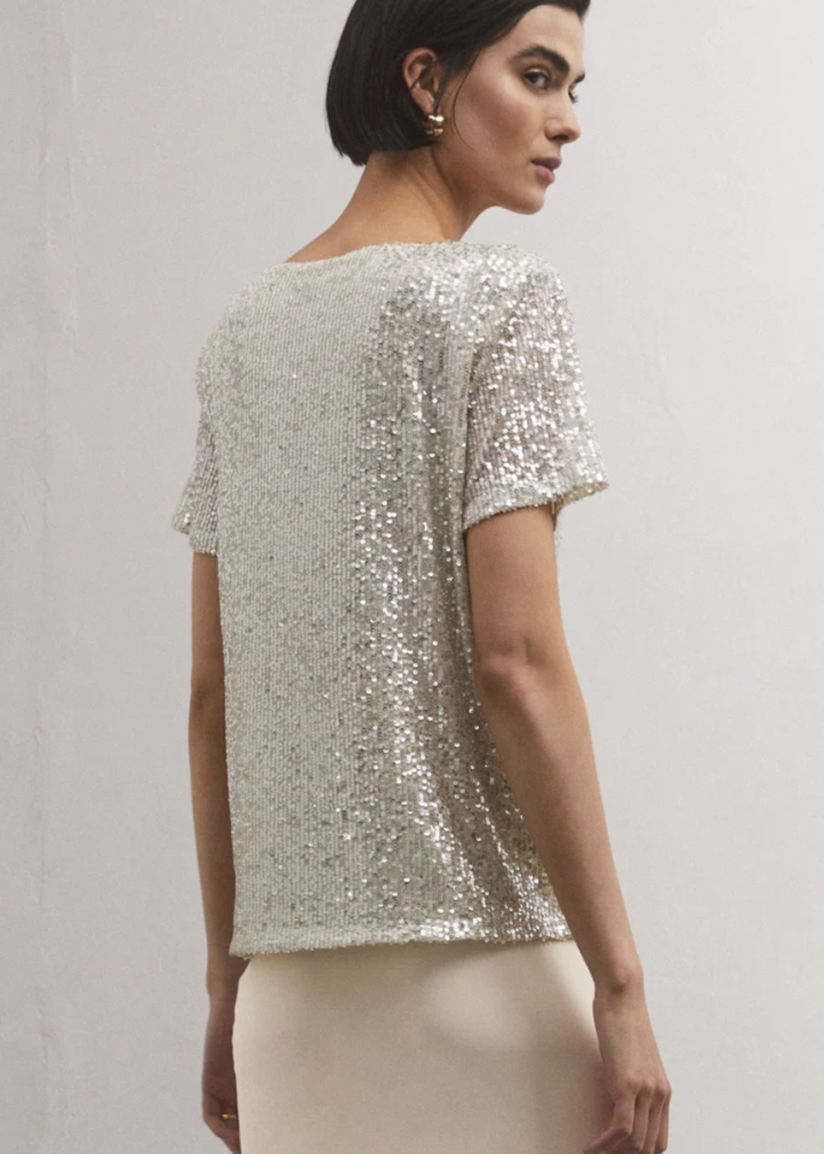 Z SUPPLY MARBELLA SEQUIN TOP