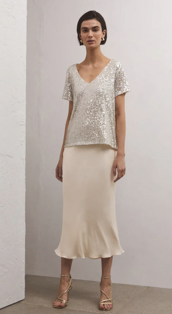 Z SUPPLY MARBELLA SEQUIN TOP