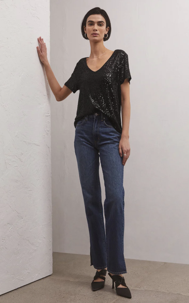 Z SUPPLY MARBELLA SEQUIN TOP