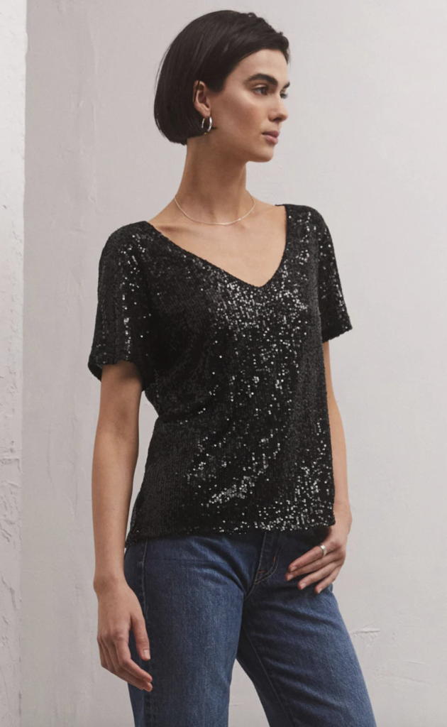 Z SUPPLY MARBELLA SEQUIN TOP