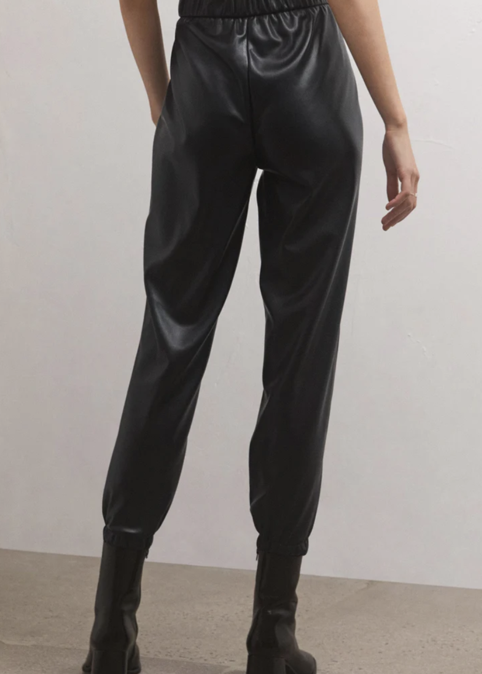 Z SUPPLY LENORA FAUX LEATHER JOGGER