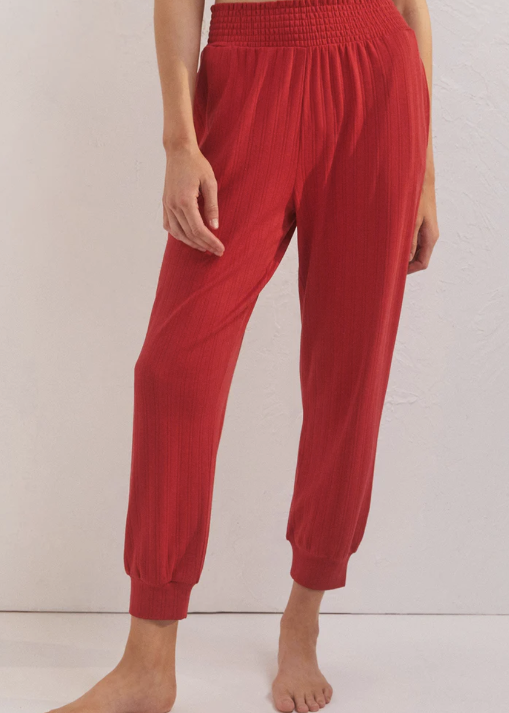 Z SUPPLY LOUNGE HOLLY POINTELLE JOGGER