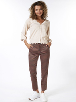 ESQUALO SCALLOPED PRINT CHINO PANT