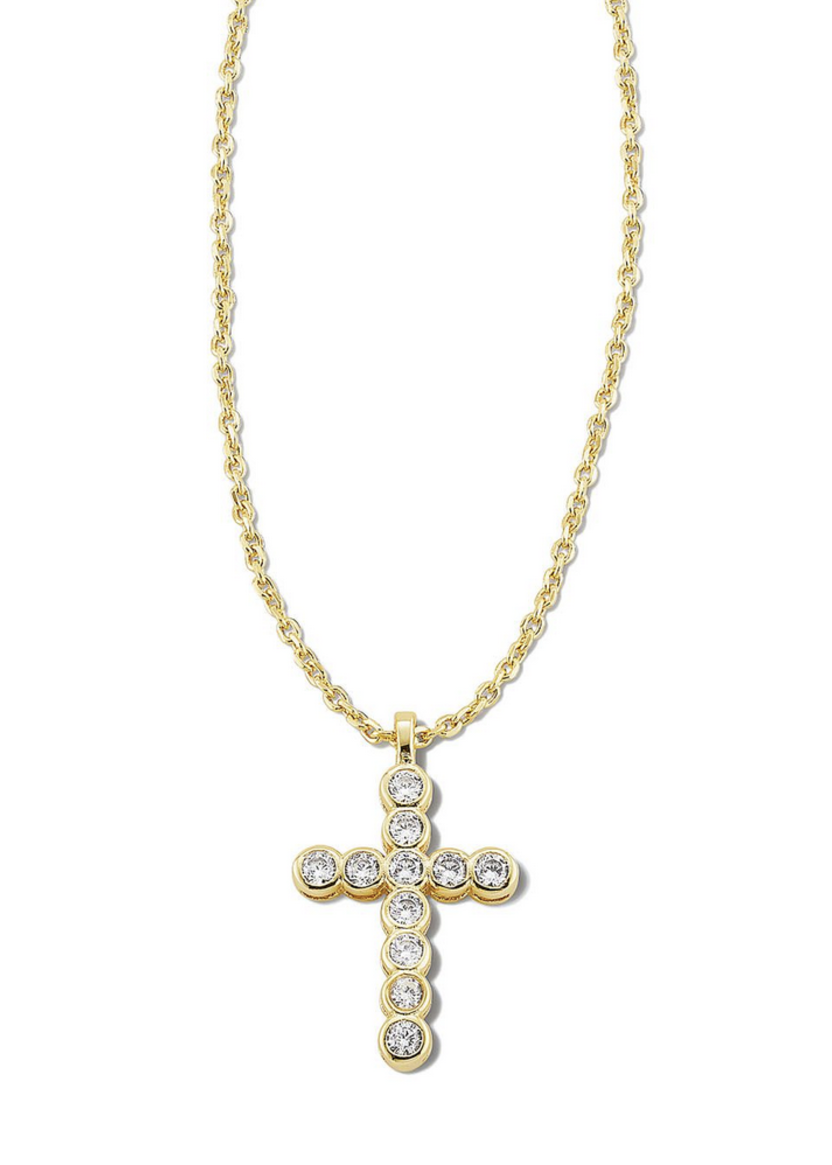 CROSS CRYSTAL PENDANT NECKLACE