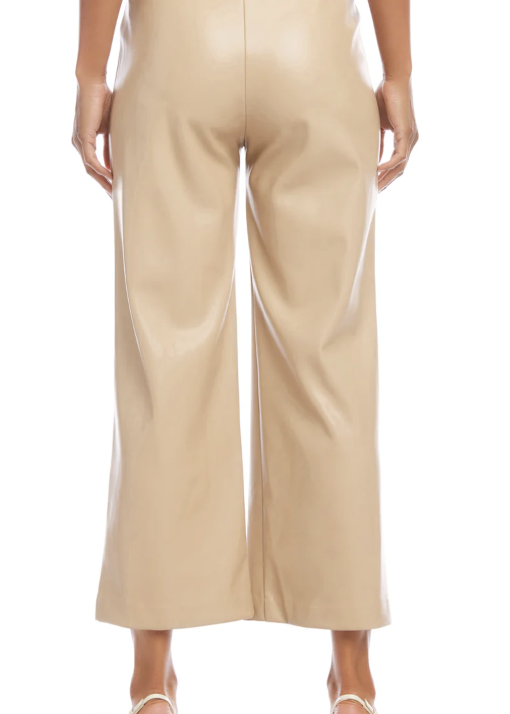 FIFTEEN TWENTY WIDE LEG CROPPED PANTS