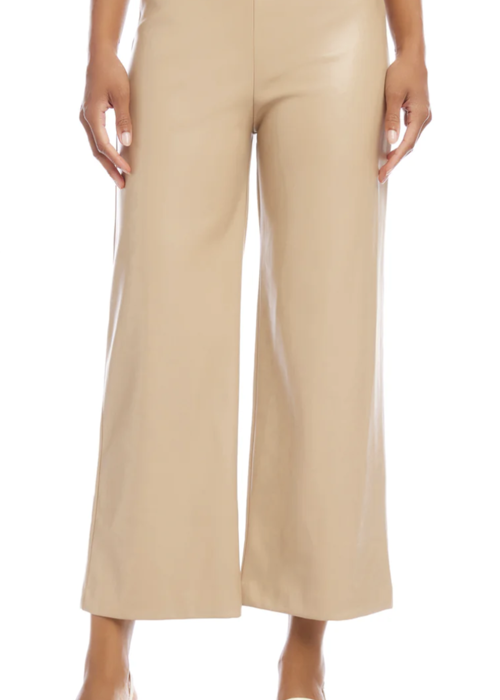 FIFTEEN TWENTY WIDE LEG CROPPED PANTS