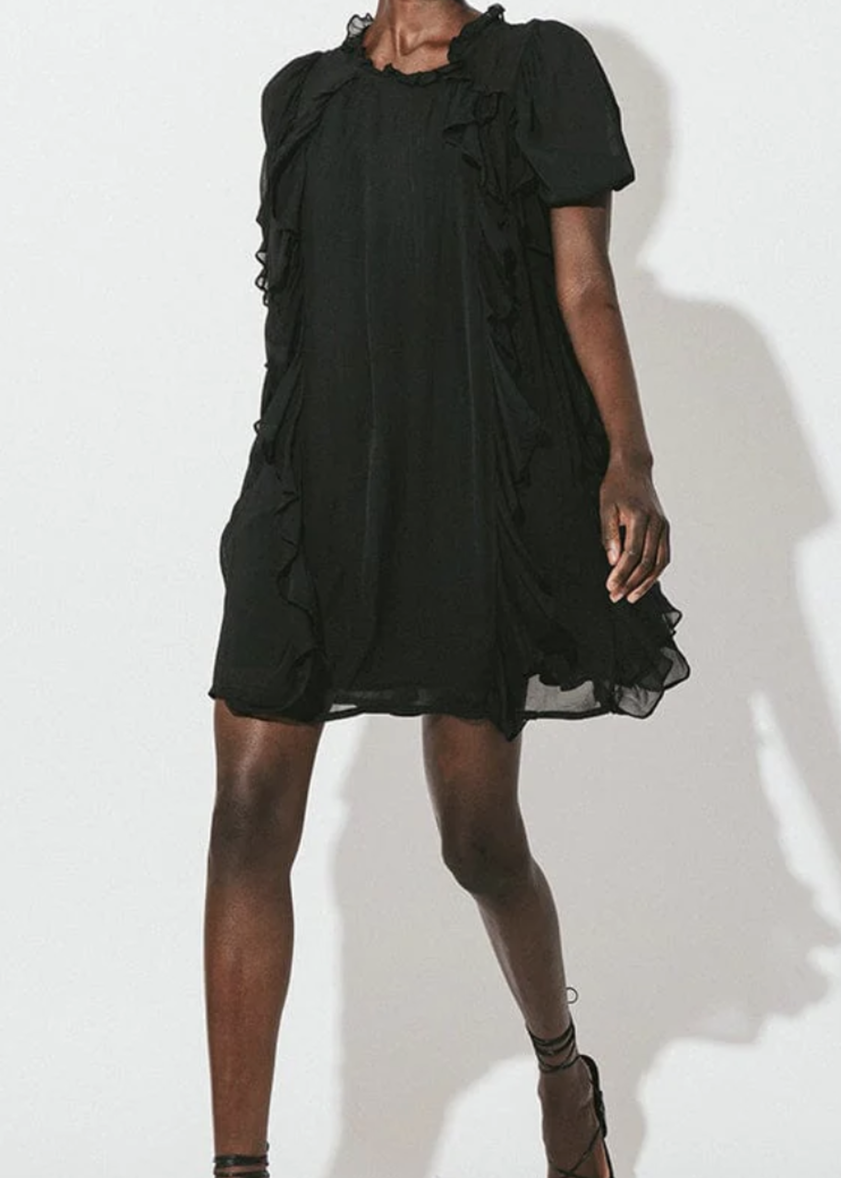 Cleobella WALLIS SOLID CHIFFON MINI DRESS