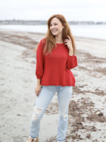 WOODEN SHIPS MADELINE RAGLAN CREW SWEATER