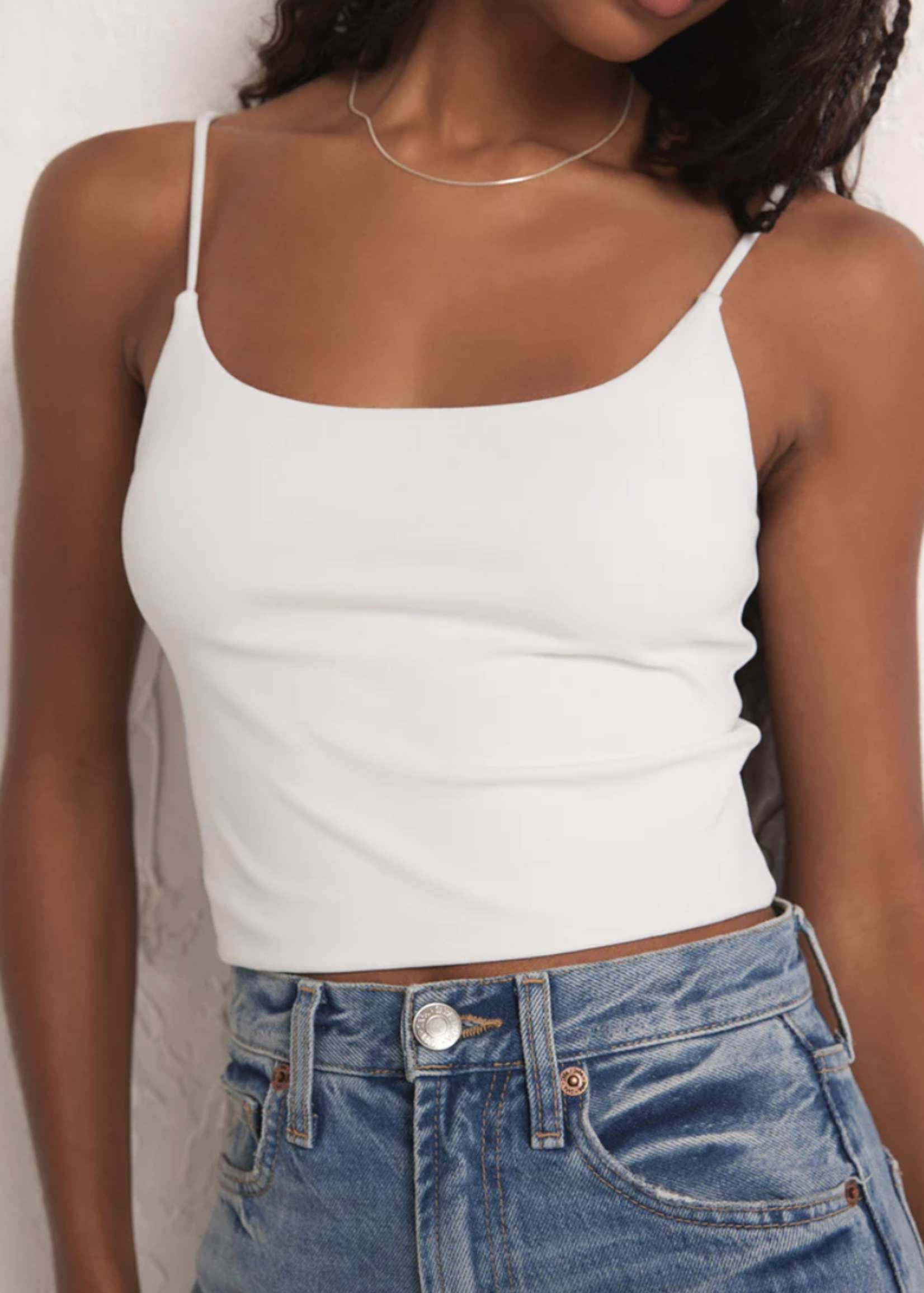 Z SUPPLY LOUNGE MADEIRA SO SMOOTH CROPPED CAMI