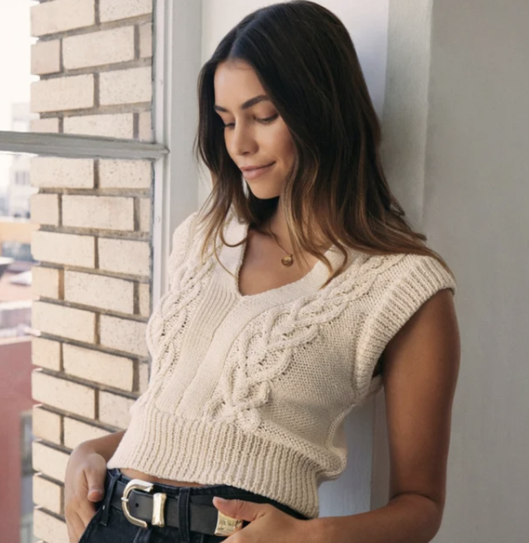 Z SUPPLY ROPED IN SWEATER VEST