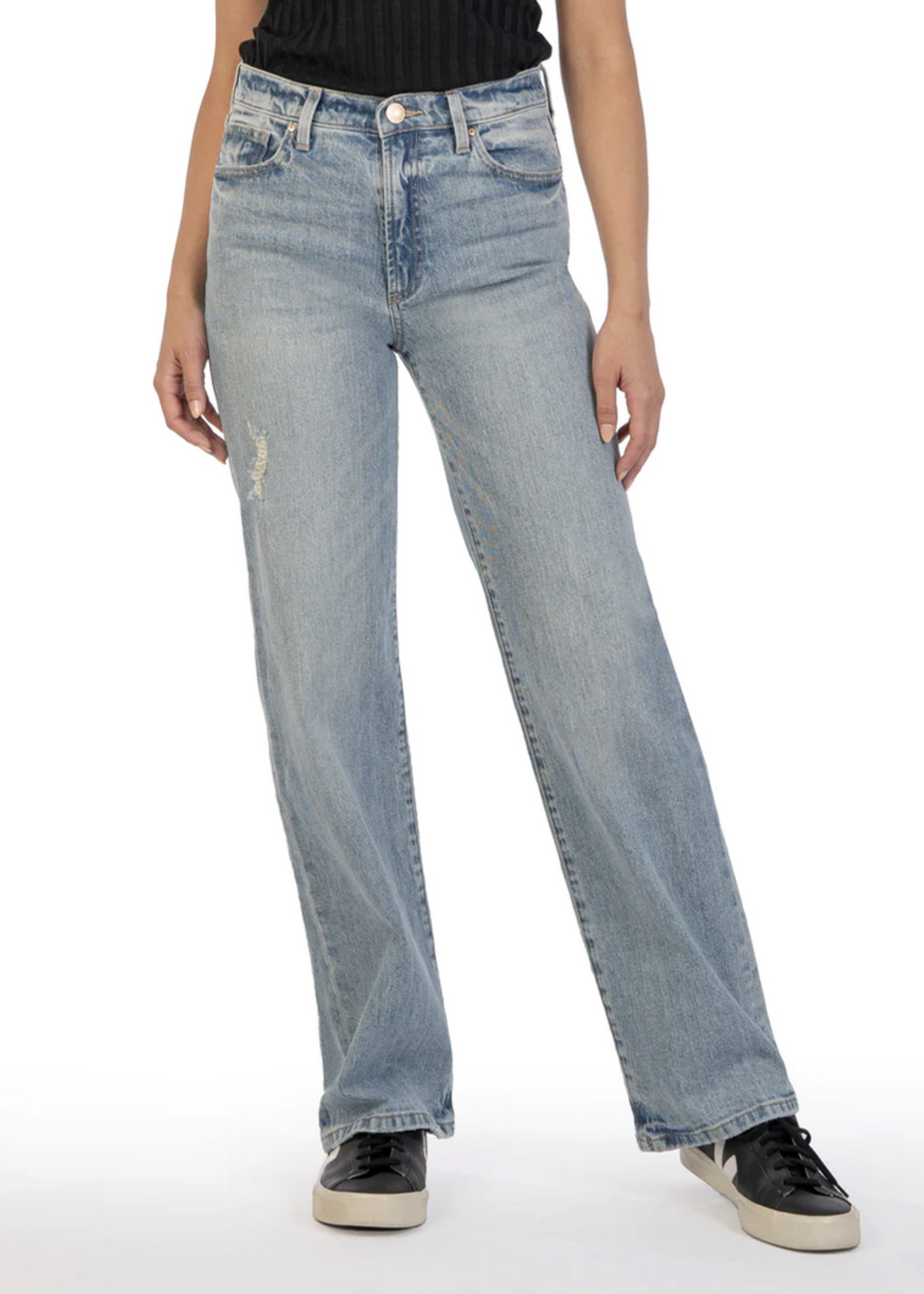 KUT MILLER HIGH RISE WIDE LEG JEAN